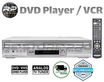 Sony SLV-D500V Dvd Vcr Combo Player | 4-Head VHS | Hi-Fi Stereo | Analog TV Tuner | Free Shipping