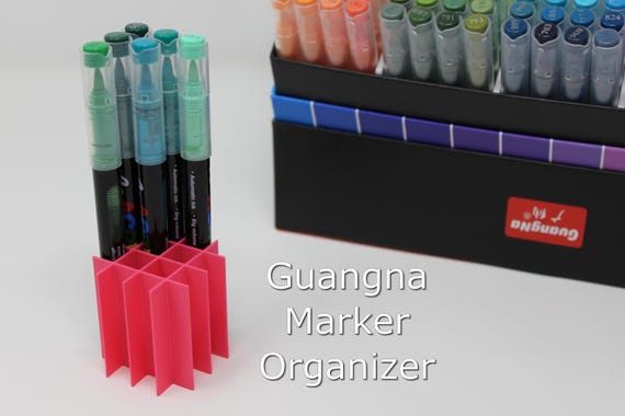 Guangna Acrylic Paint Marker Organizer Insert | Fits 240 & 288 Color Sets Original Box