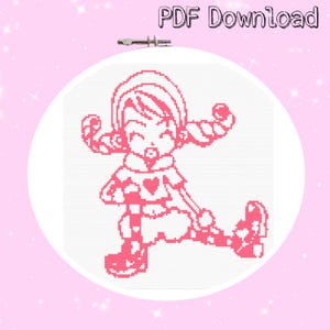 Mikako Koda Cross Stitch Pattern DIY Neighborhood Story Gokinjo Monogatari Manga Anime Ai Yazawa