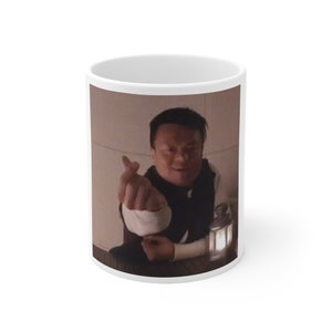 JYP Finger Heart Kpop Ceramic Mug 11oz