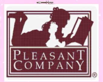 Pleasant Company Logo Cross Stitch Pattern American Girl Samantha