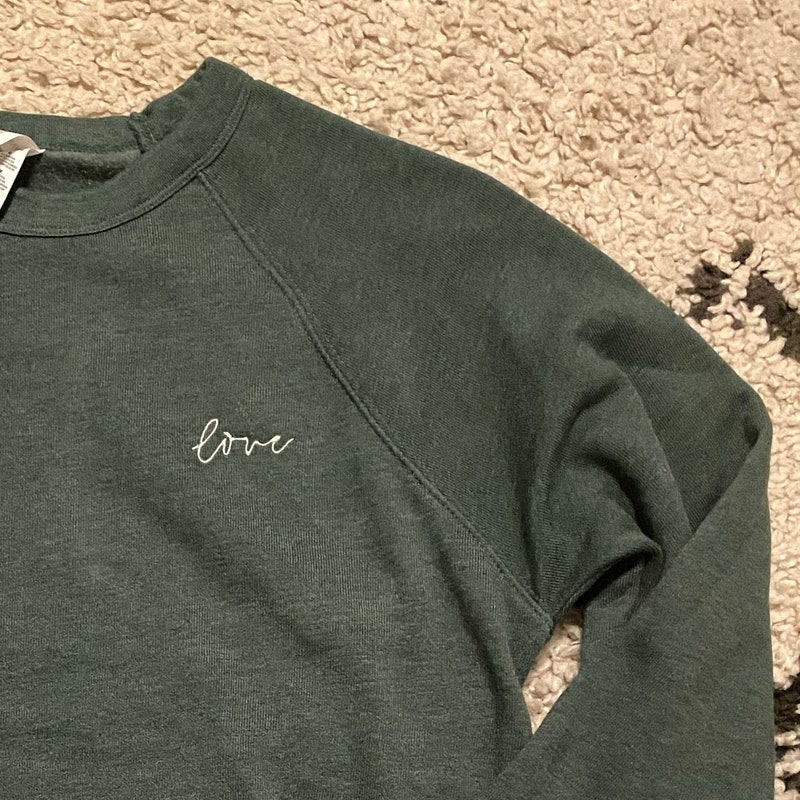 Embroidered Relaxed Crewneck Sweatshirt main image 0