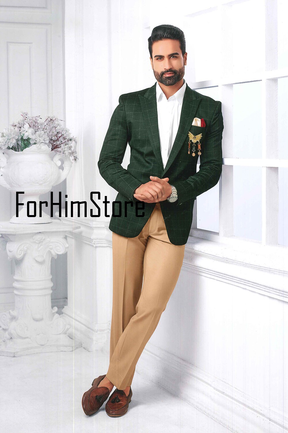Mens 2 Piece Formal Suit Indian 