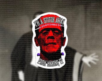 La (Después) Vida de la Fiesta Pegatina Inspirada en Fall Out Boy Pop Punk Emo para Adultos Mayores FOB Espeluznante Halloween Terror