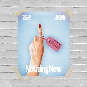 Nothing New DIGITAL PRINT Taylor Phoebe Bridgers, Merch Red Taylor&#39;s Version The Vault