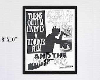 Póster con impresión artística de esqueleto de 8" x 10" de Pmore You First. Esta es la razón.