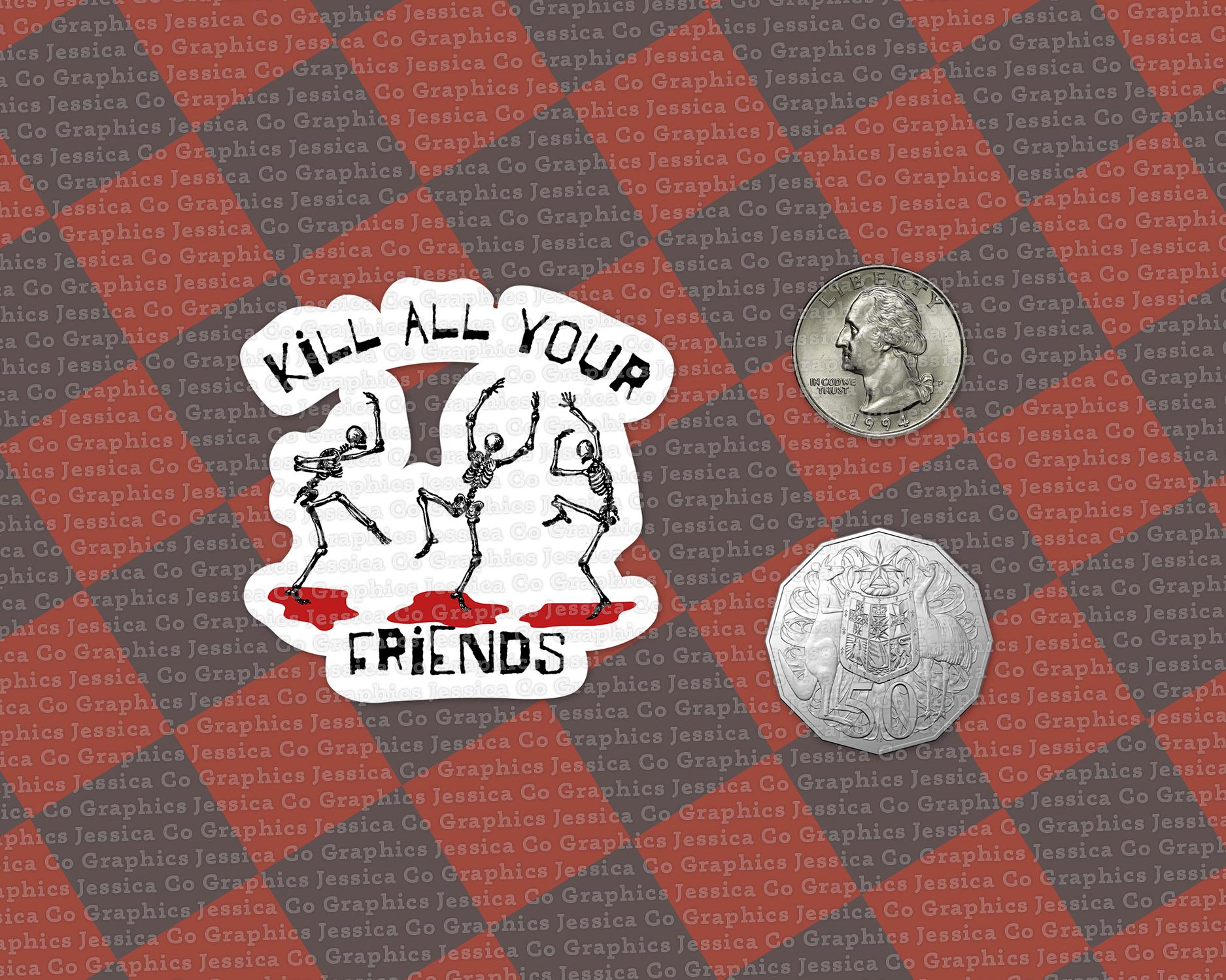 Mcfreaky Sticker My Chemical Romance 6 Stickers Pack MCR Emo Vampires Horror Aesthetic ...