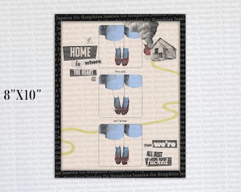 Impressão 8"x10" de Phoebe Bridgers do Fall Out Boy "I Know The End" 27 Home Oz Art Poster Yellow Brick Road Folie A Deux Quote