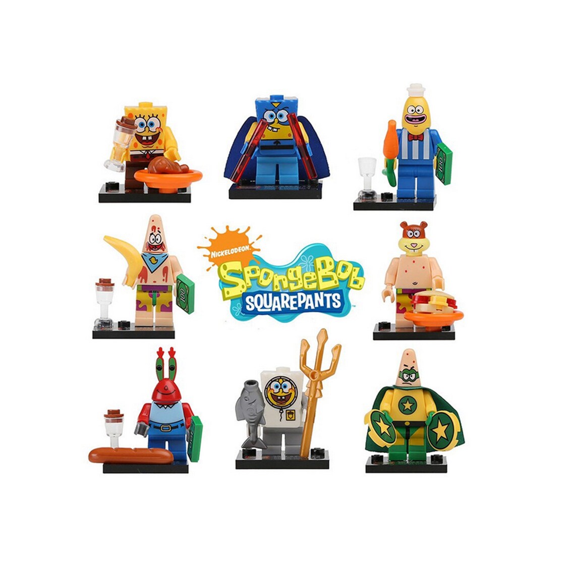 Spongebob Squarepants Figure Set | Etsy