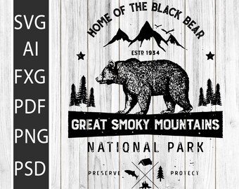 Free Free 150 Silhouette Smoky Mountain Svg SVG PNG EPS DXF File
