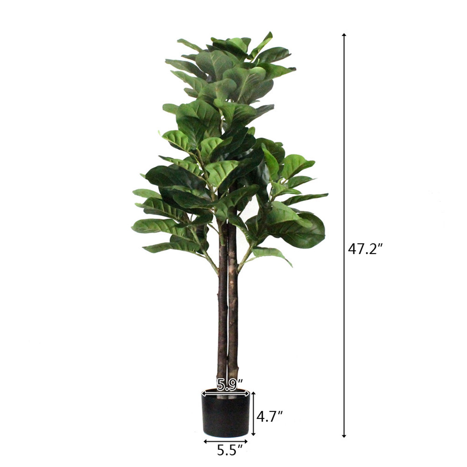 4ft Tall Artificial Plant Tree Qin Yerong Potted Tree Indoor Etsy
