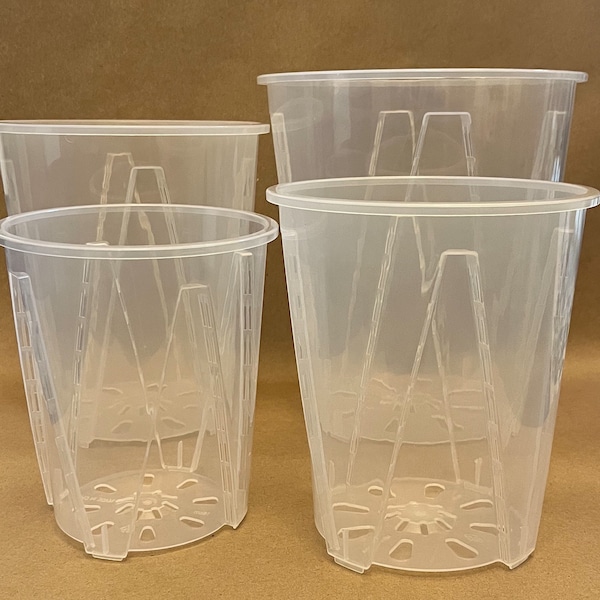 Clear Nursery Pots Etsy