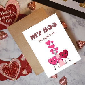 Mijn Boo door alles | Digitale download | Afdrukbaar | Direct downloaden voor hem | Voor haar| Vriendin|Vriendje| Jubileumkaart| Wenskaart