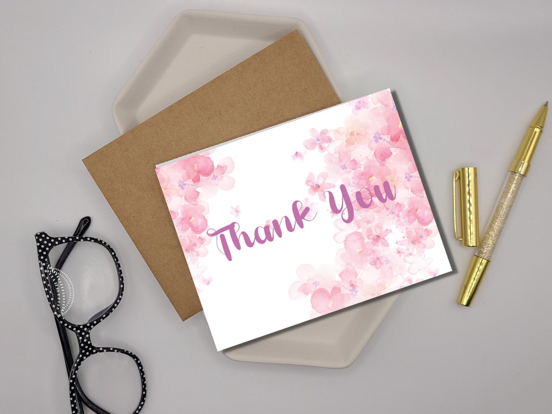 Thank You Card Thank You Digital Download Thank You Printable Wedding