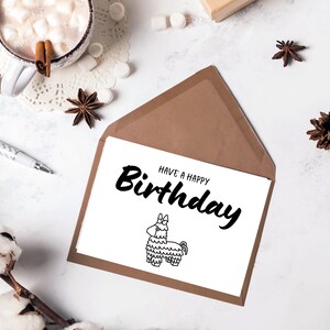 Boyfriend Birthday Card | Girlfriend birthday |Friend Birthday Card| Minimalist Birthday Card | Happy Birthday Card | Digital Print Birthday