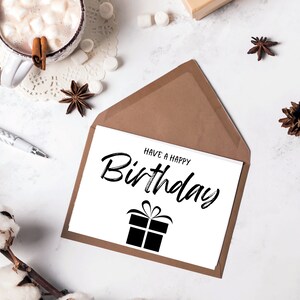 Boyfriend Birthday Card | Girlfriend birthday |Friend Birthday Card| Minimalist Birthday Card | Happy Birthday Card | Digital Print Birthday