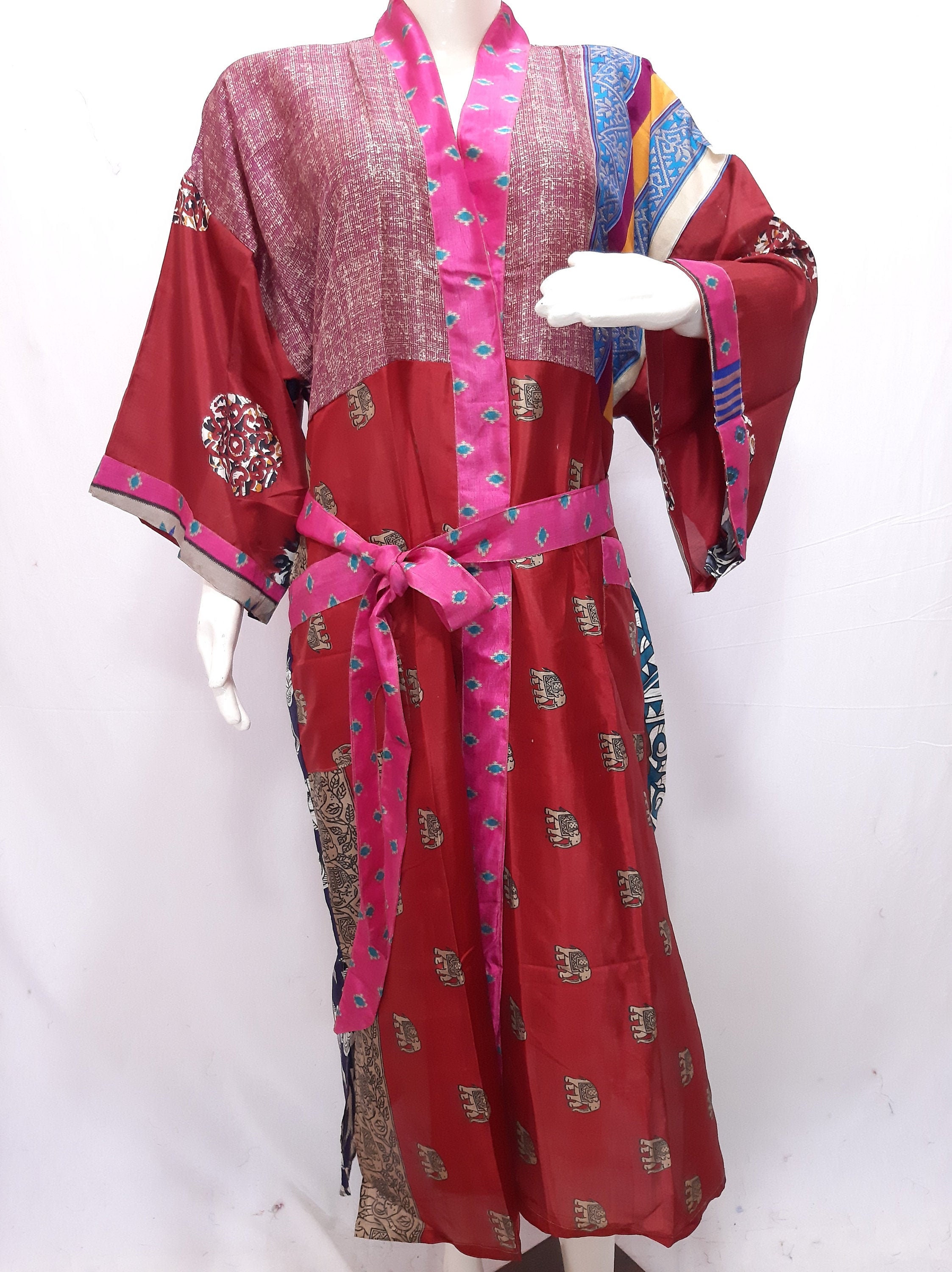 silk sari kimono