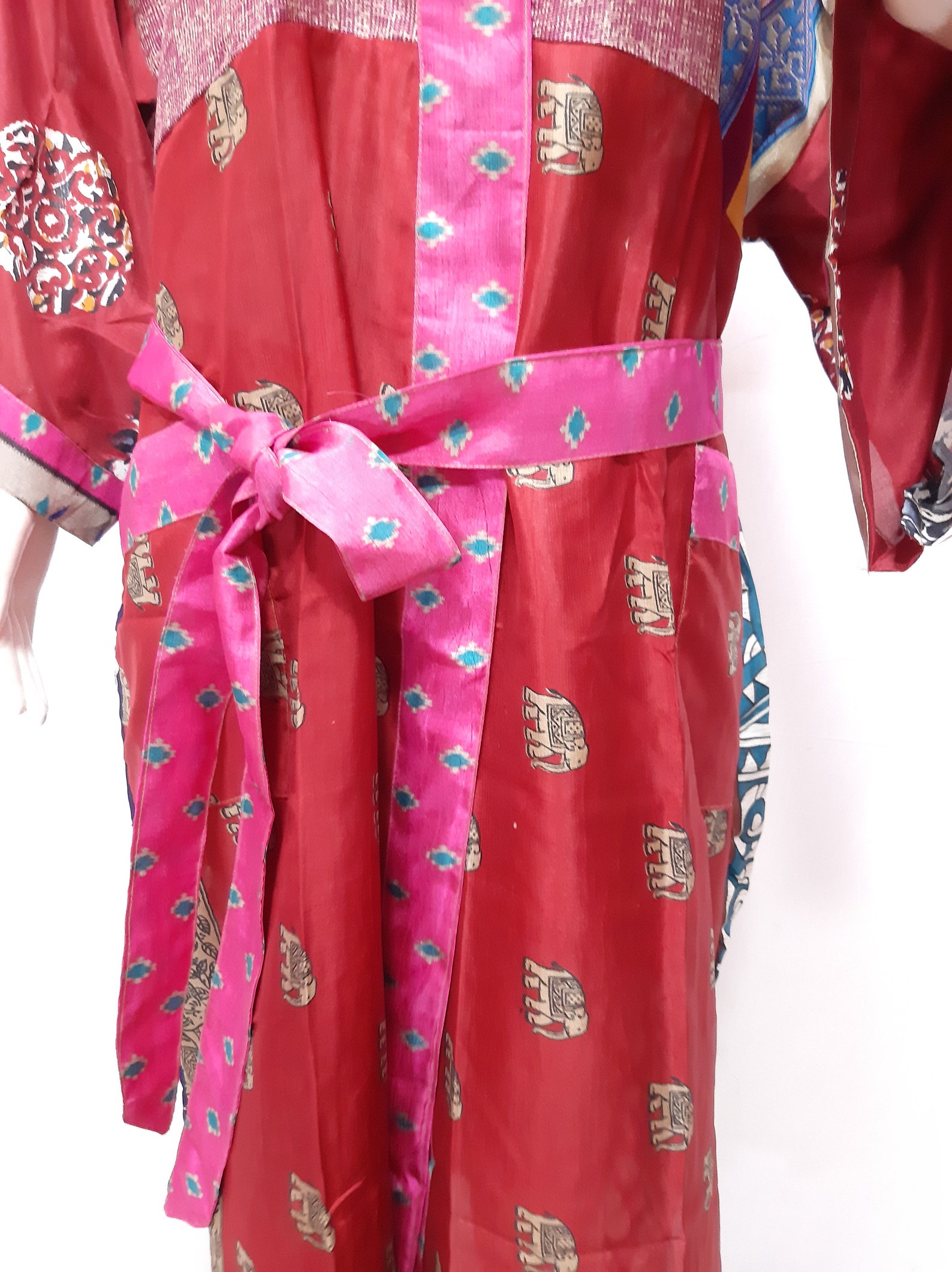 silk sari kimono