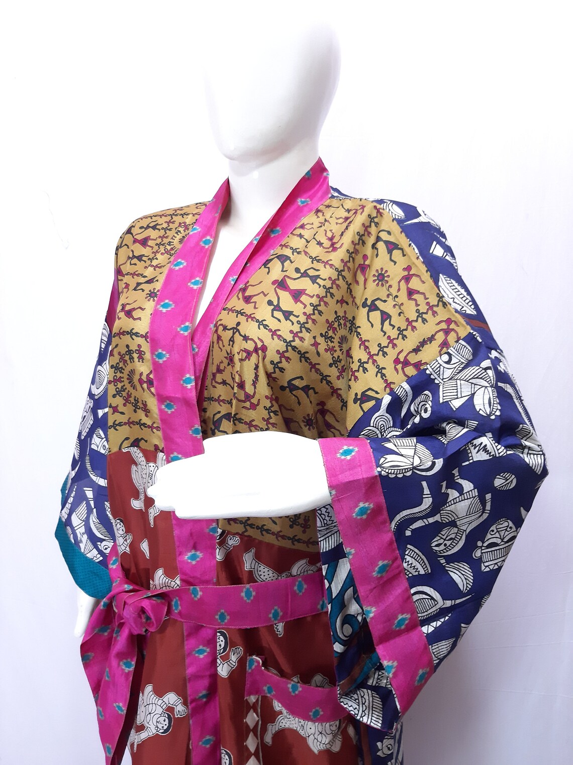 silk sari kimono
