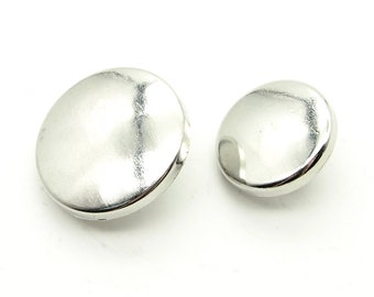 Silver button (10pcs) - 18/23mm