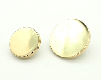 Shiny gold button (5pcs) - 18/23mm