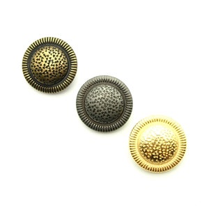 Vintague buttons (10pcs) - 18mm; Gold/Pewter/Antique brass