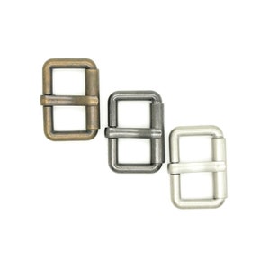 Buckles - 1.5"; Matte silver/Pewter/Antique brass