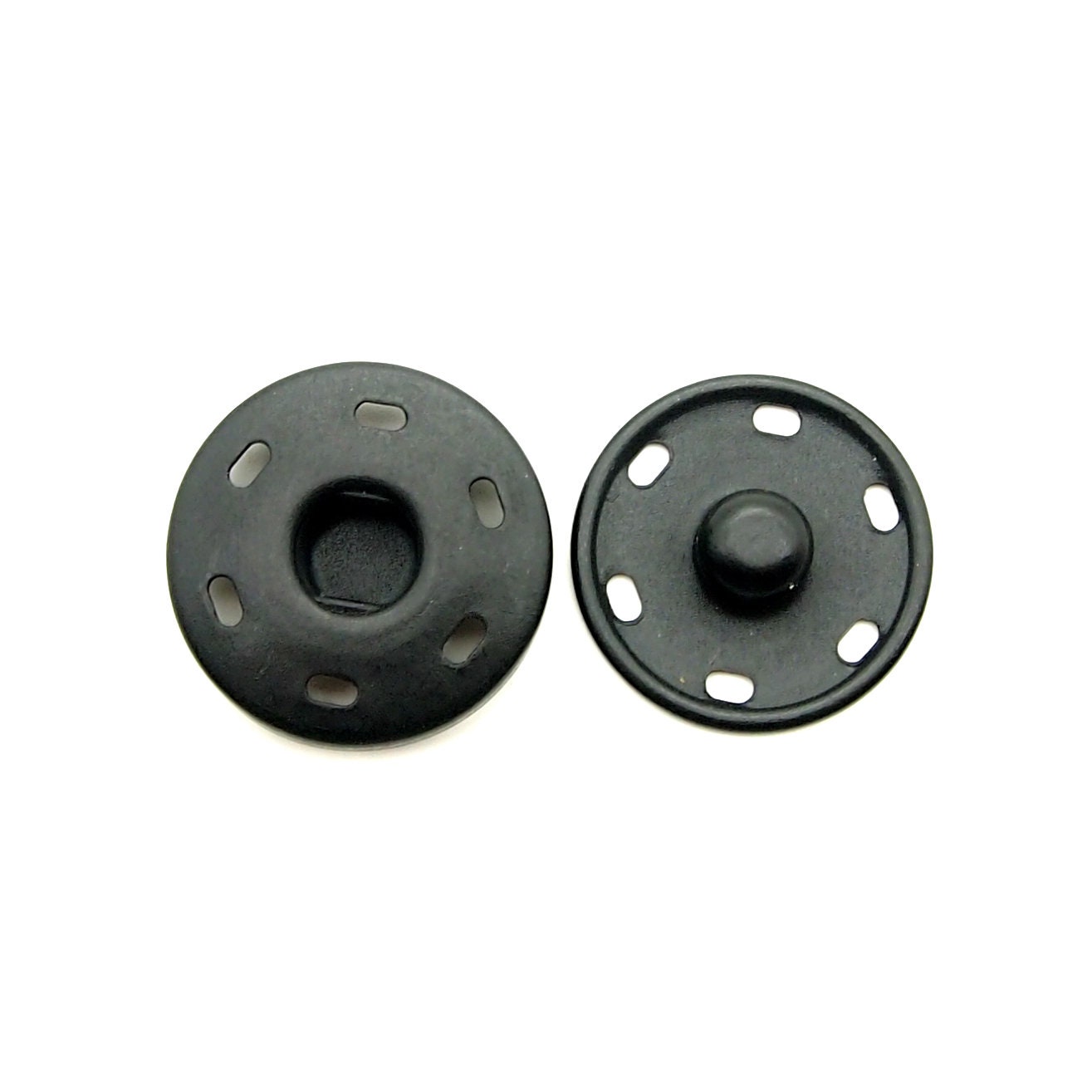 Anjing 12 Bottoni Rotondi Lucidi Con Bordo Ondulato In Resina Strass Per Cucire Bottoni Neri 30 Mm