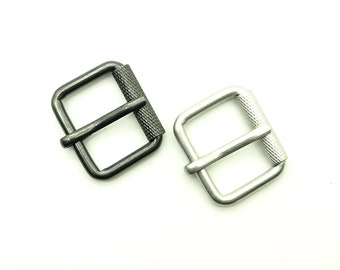 1" Buckle - Matte silver/Pewter