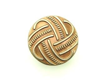 Vintage art deco jean button (10pcs) - 20mm