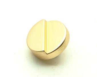 Steps button (5pcs) - 15mm; Matte gold