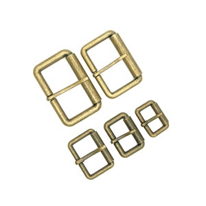 Roller pin buckle - Antique Brass; 22/25/30/45/50mm