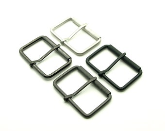 2" buckles (1pc) - Matte silver/Pewter/Shiny gunmetal/Black