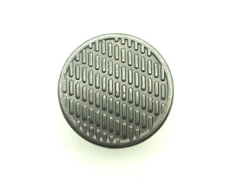Pewter jean button (10pcs) - 18mm