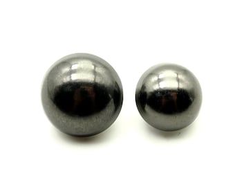 Boutons en forme de dôme (10 pièces) - 17/20 mm ; Étain