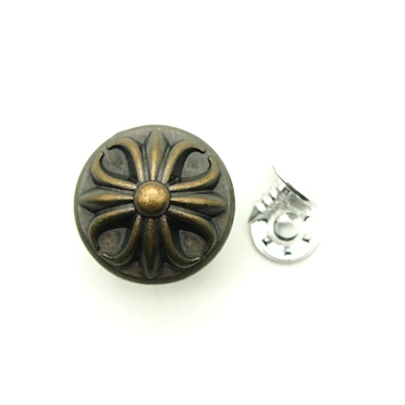 Cross Jean Buttons (10pcs) - 19mm; Antique Brass/alloy - Etsy