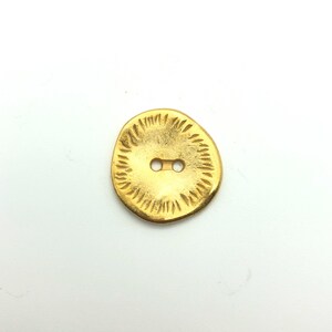 Botões vintage com 2 furos (10 unidades) - 22 mm; Dourado/Latão antigo/Prateado escuro/Latão estanhado Gold