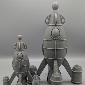 Retro Rocket Ship
