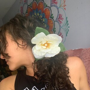Large Flower Hair Clip