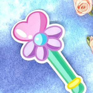 Magical Girl Wand Sticker