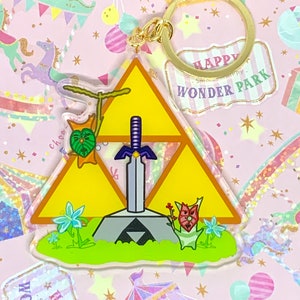 Zelda-Inspired Double-sided Acrylic Keychain