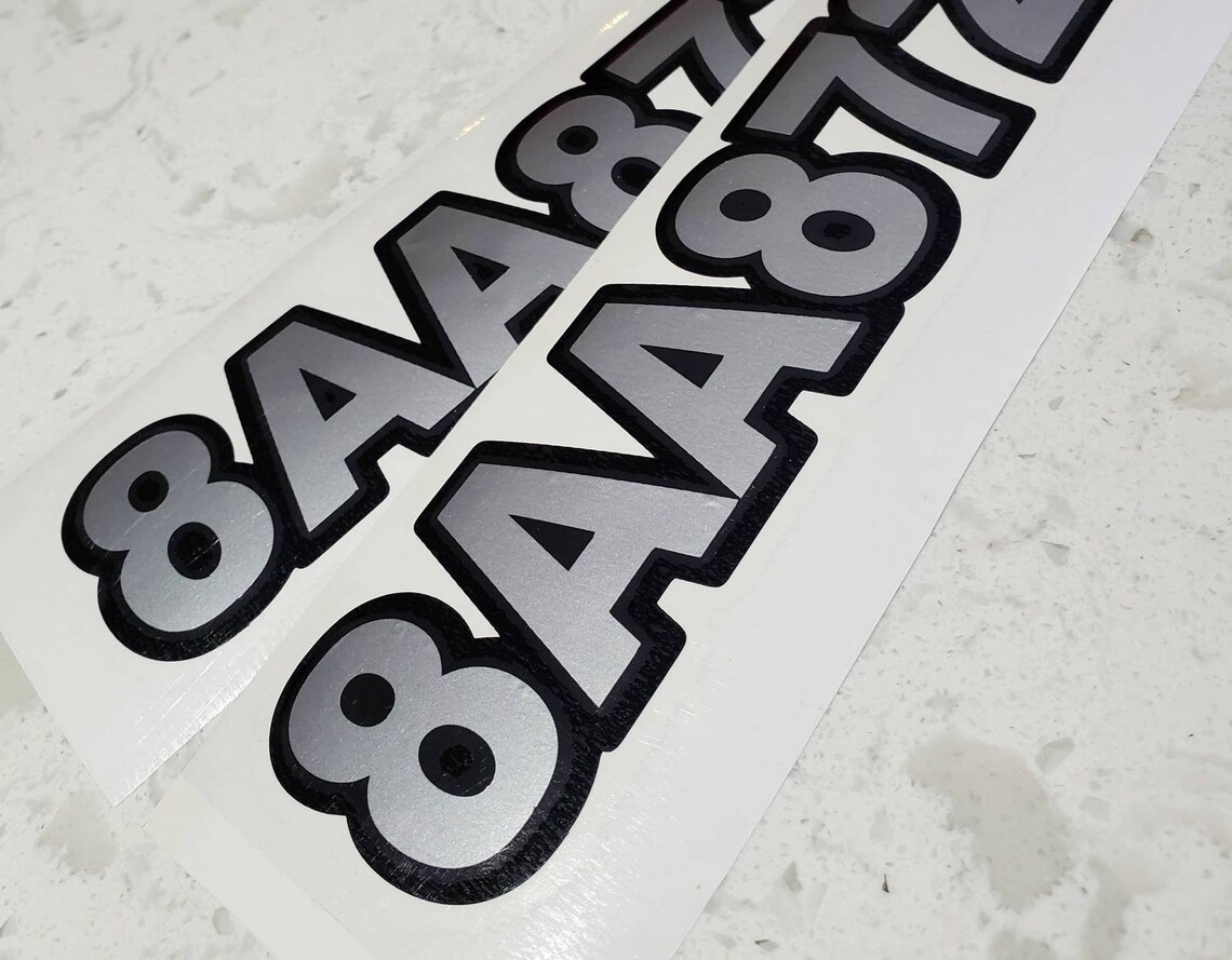 Custom Vinyl Snowmobile Numbers/ Sled Numbers/ Snowmobile Etsy