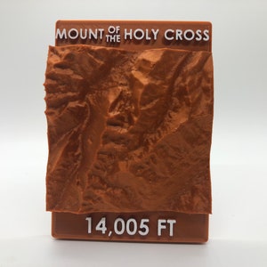 Mount of the Holy Cross, Colorado 14er 3D Topographic Magnet