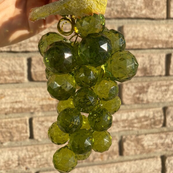 Lucite Grapes Etsy
