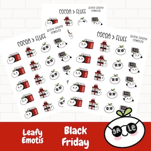 Black Friday Sampler Lommerrijke Planner Pictogrammen, Handgetekende Vakantie Pictogrammen, Lommerrijke Planner Pictogrammen, Black Friday Verkoop Planner Pictogrammen, Winkelen Pictogram