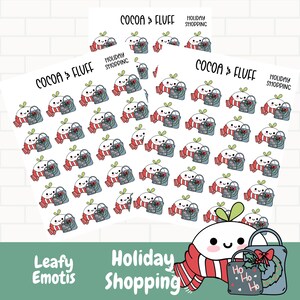 Vakantie winkelen groene planner pictogrammen, hand getrokken vakantie pictogrammen, groene planner pictogrammen, vakantieplanning, winter planner pictogrammen, winkelen pictogram