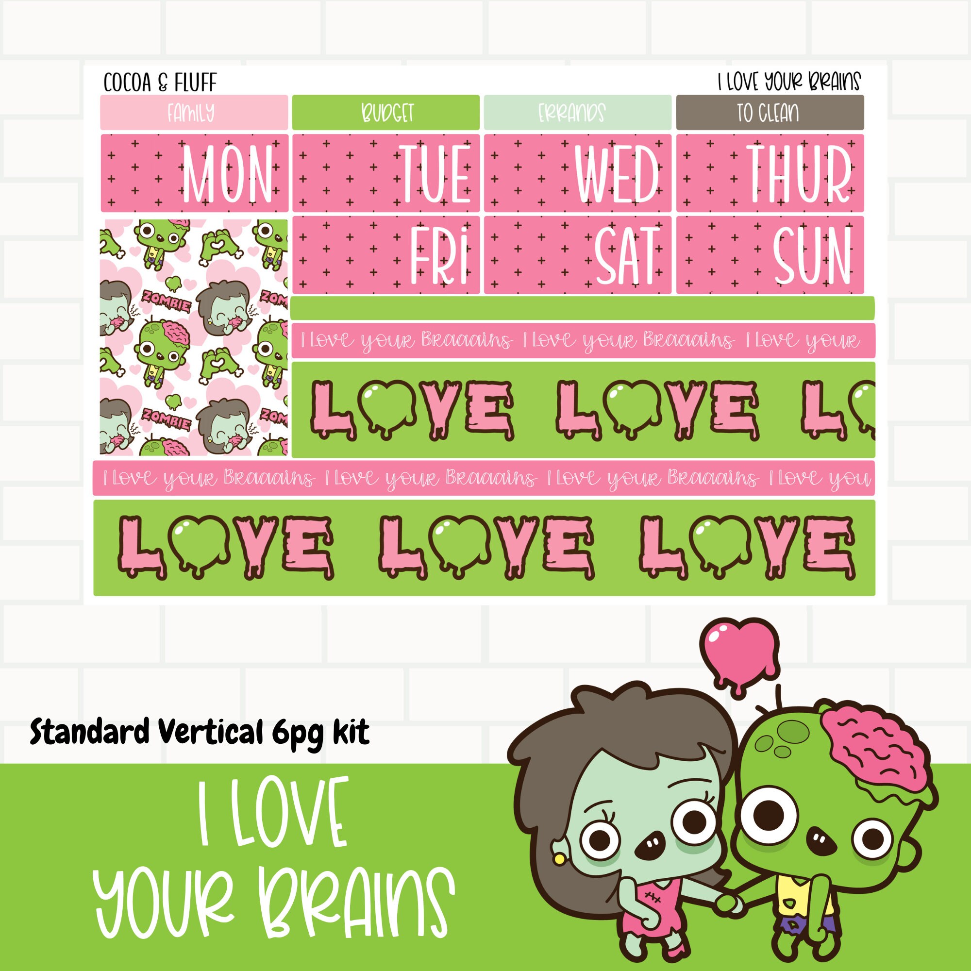 Printable Planner Stickers - Instant Download - Bright, Colorful, Mont –  Inkberry Creative, Inc.