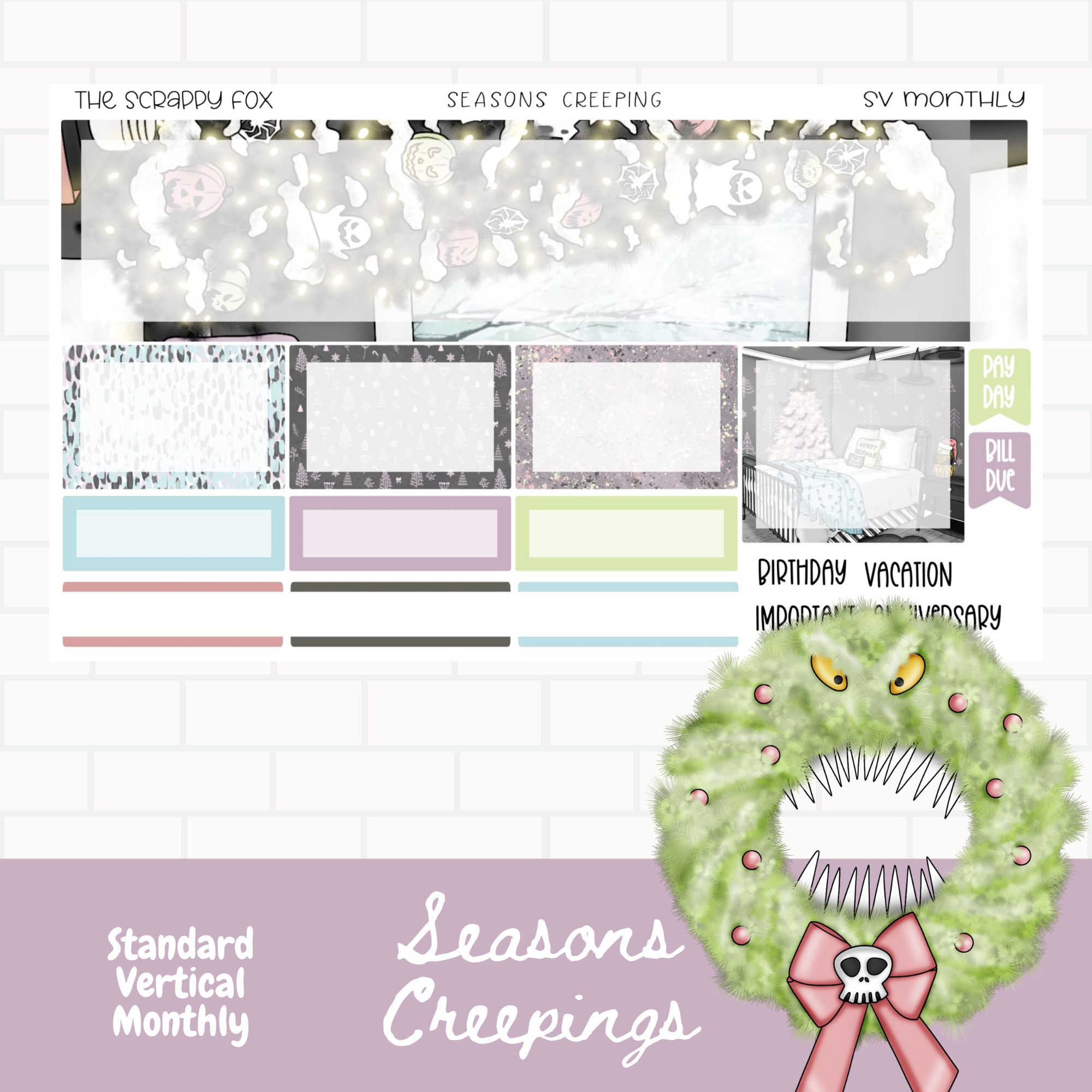 Monthly Planner Stickers 