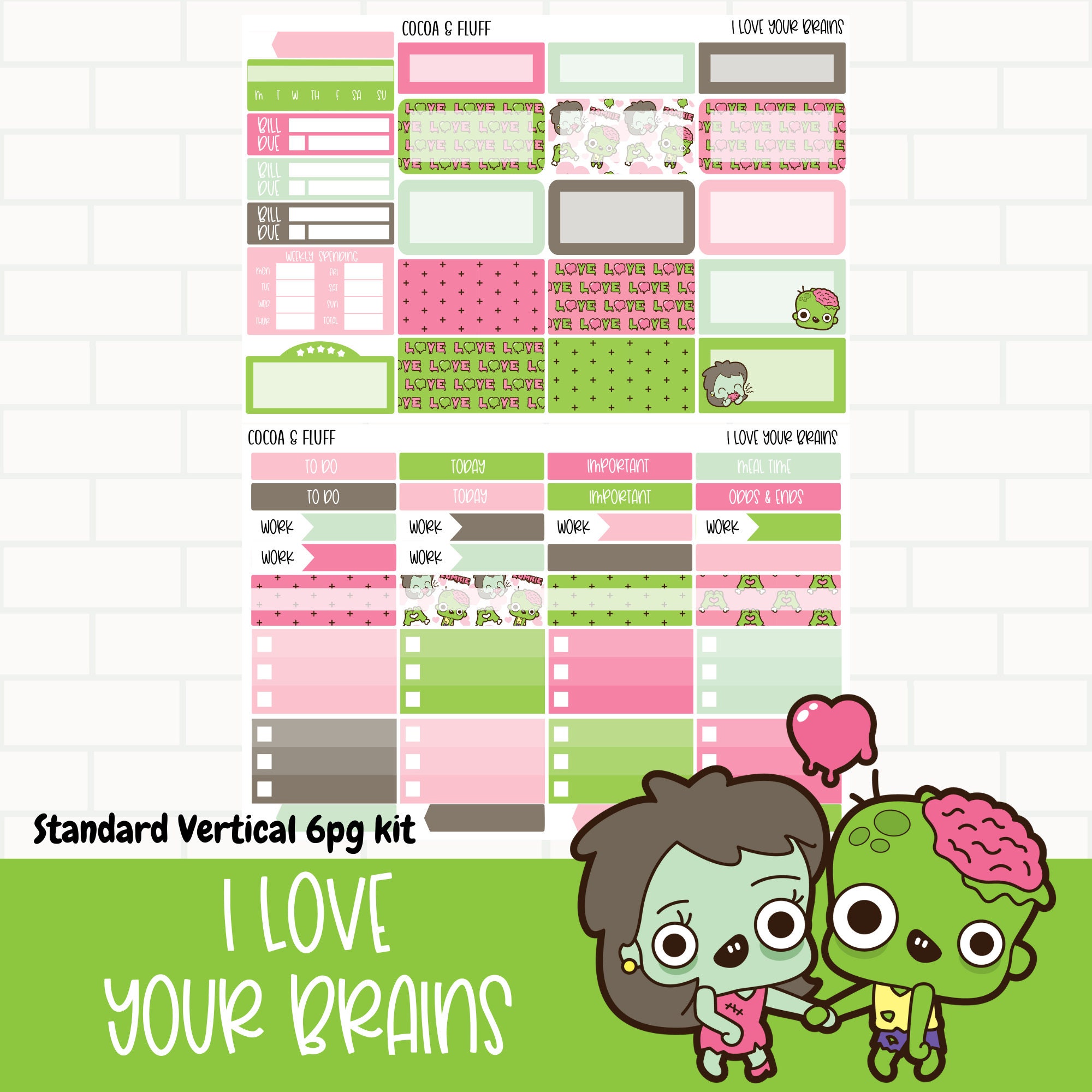 Printable Planner Stickers - Instant Download - Bright, Colorful, Mont –  Inkberry Creative, Inc.