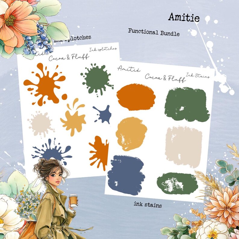 Amitié Functional Journaling Collection - Functional Planner Stickers ...